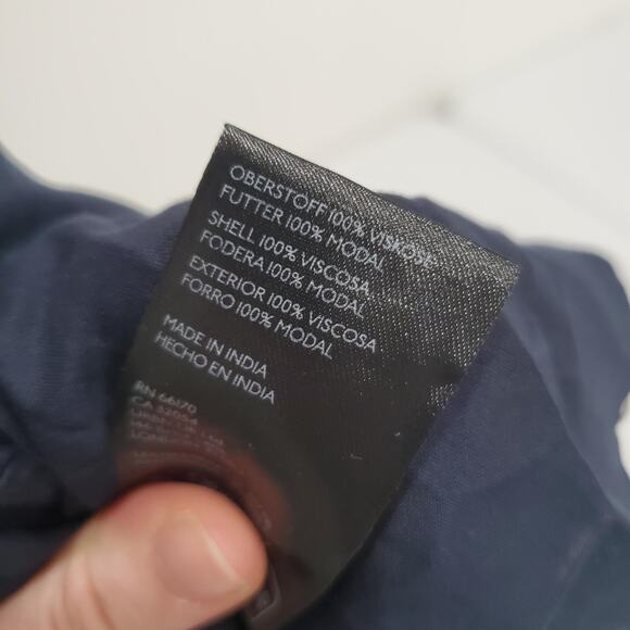 Anthropologie Skirt Womens Small Navy Floral Ruffle Tiered Smocked Fairy Grunge - Picture 7 of 9